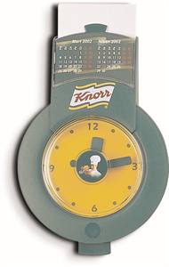 Clip Magnet Kalender Uhr